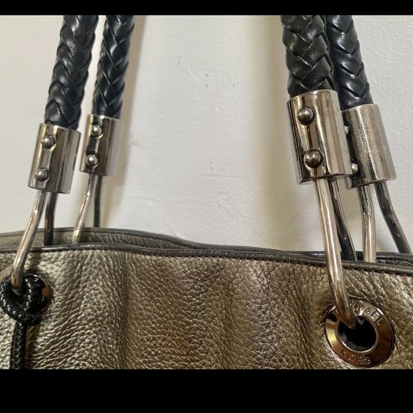 Michael Kors Collection , Skorpios Shopper Tote,Gold - Picture 10 of 10